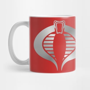 Crimson Guard Silver Cobra Logo Mug